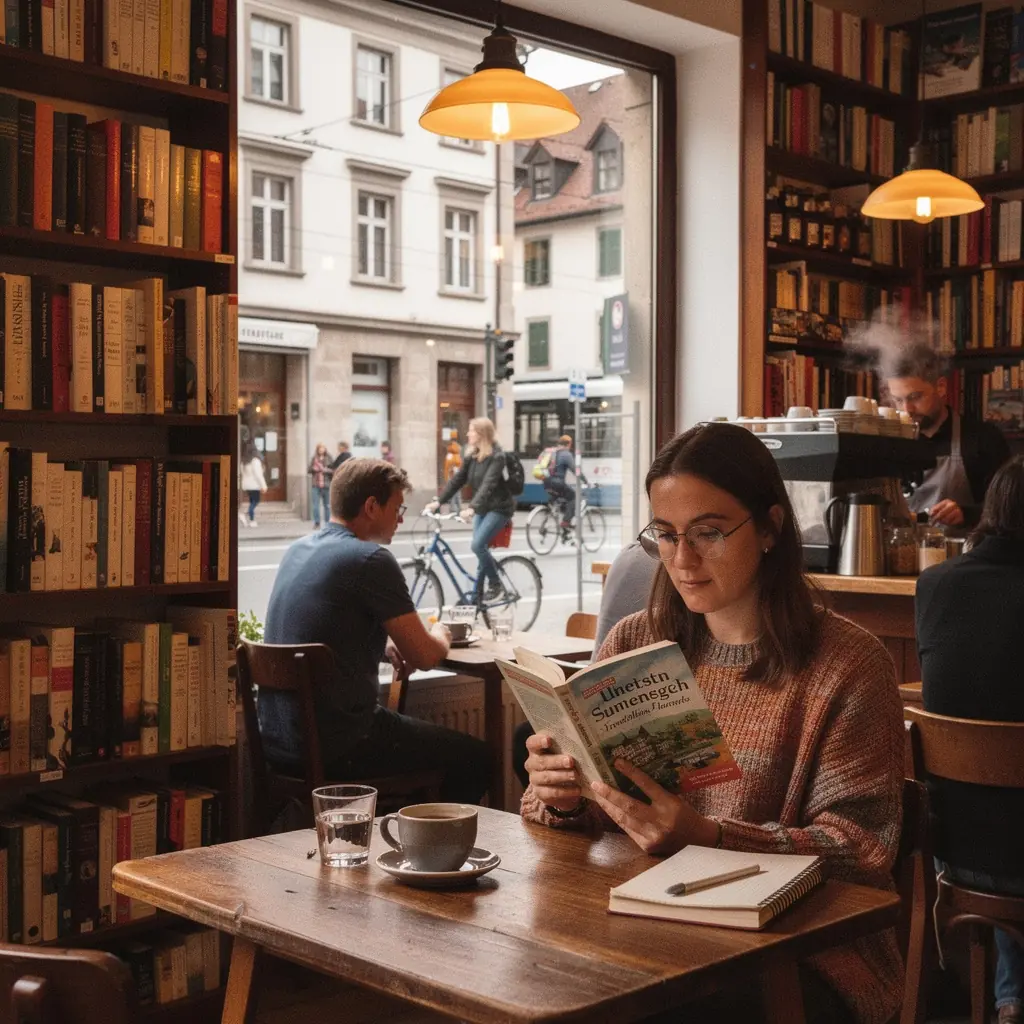 Ein schöner Blick auf die bunte Altstadt, ideal für Solo-Abenteurer.